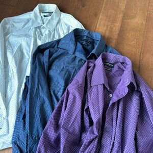 Men’s button down shirts. 17-17.5x 36-37, xl